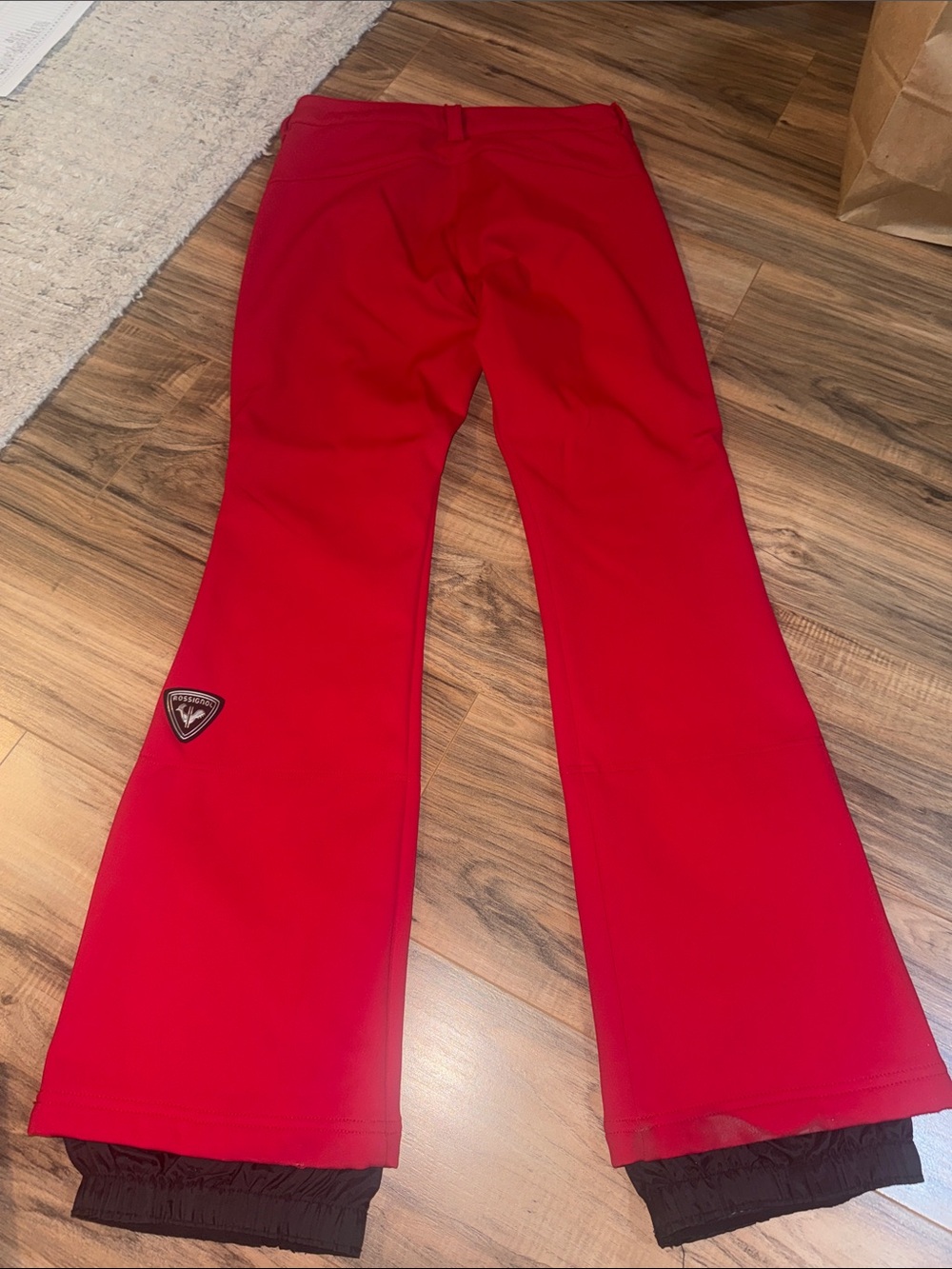 Womens Rossignol REd Ski Pants in Size M - Picture 3 of 6